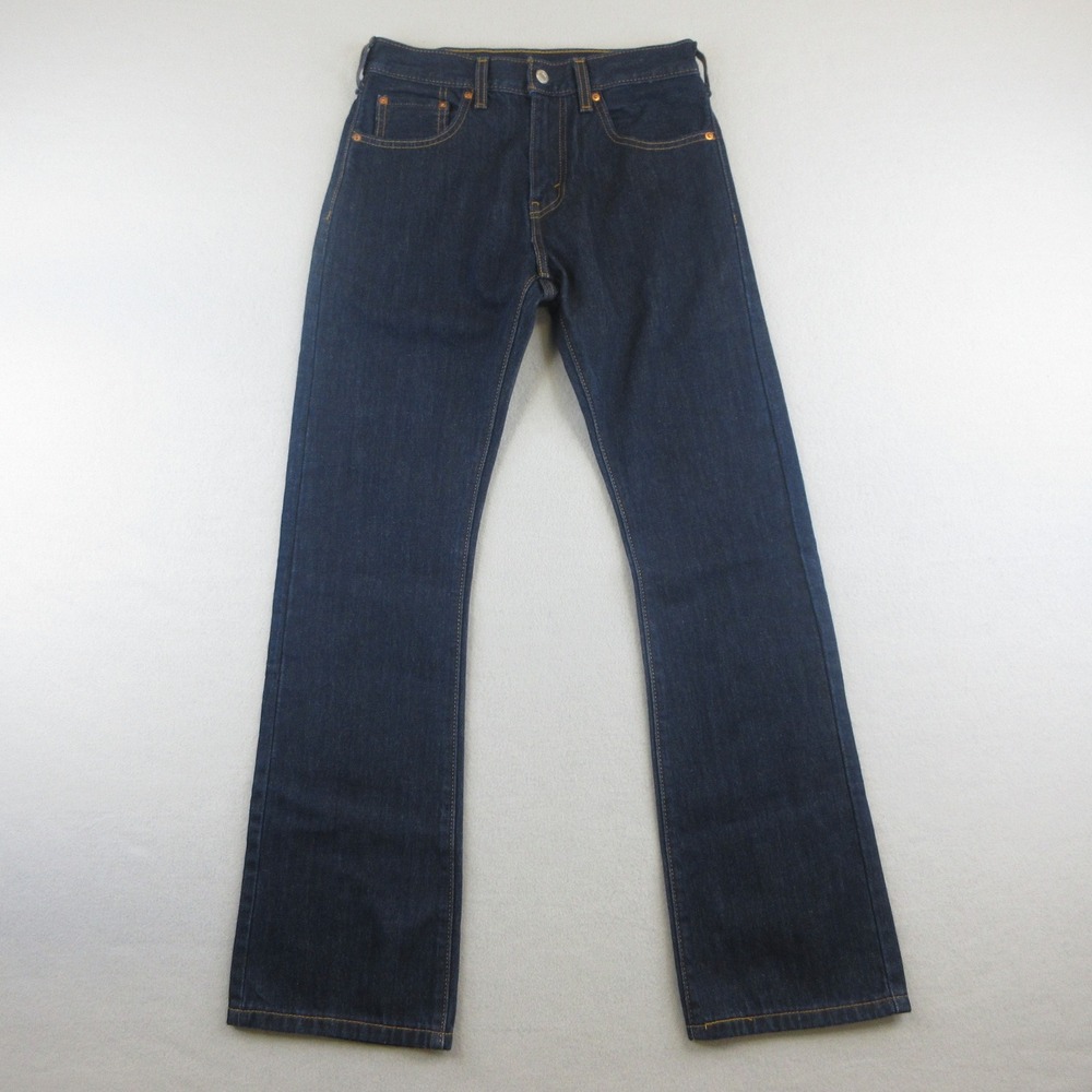 Levi's 517 Bootcut Jeans Mens 29x32 Blue Indigo Denim Cotton Slim Fit Cowboy EUC